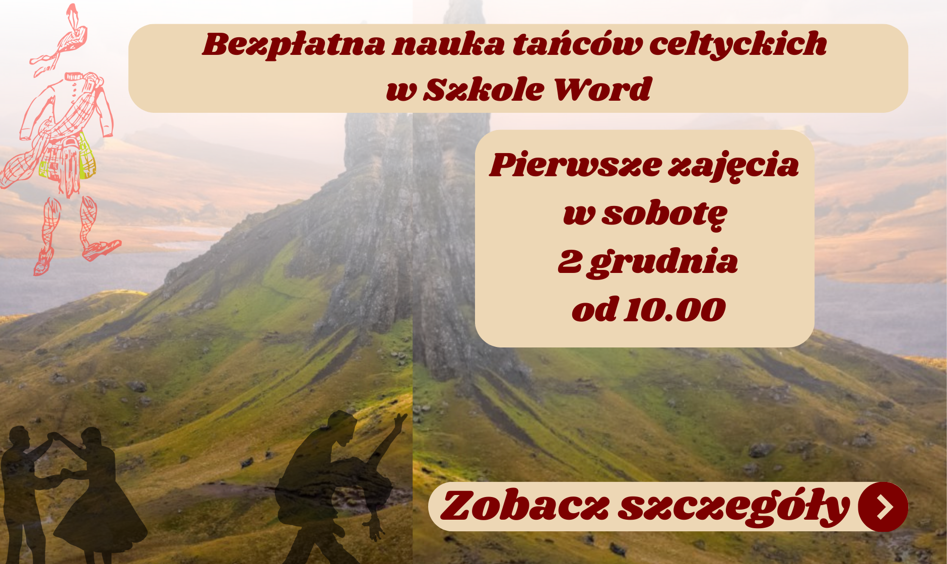 Bezpłatna nauka tańców celtyckich w Szkole Word!