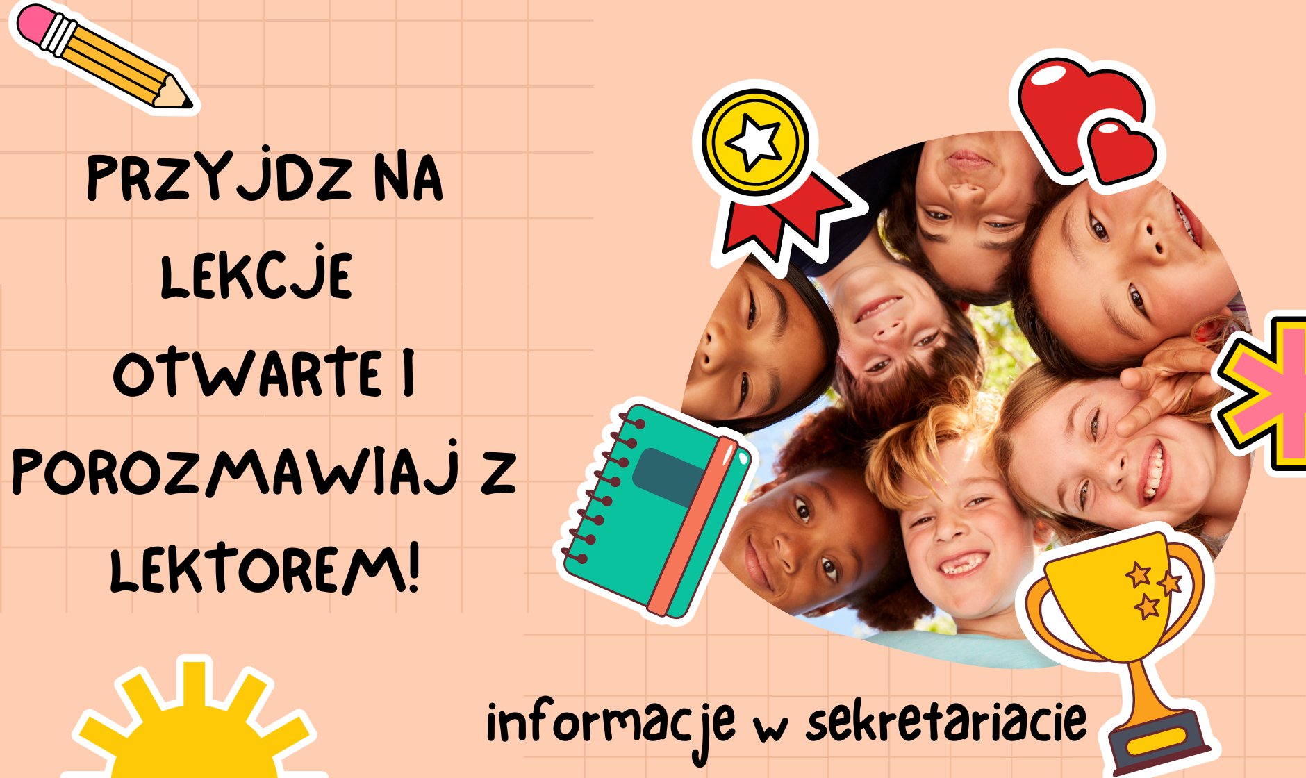 Lekcje otwarte - przyjdź i porozmawiaj z lektorem