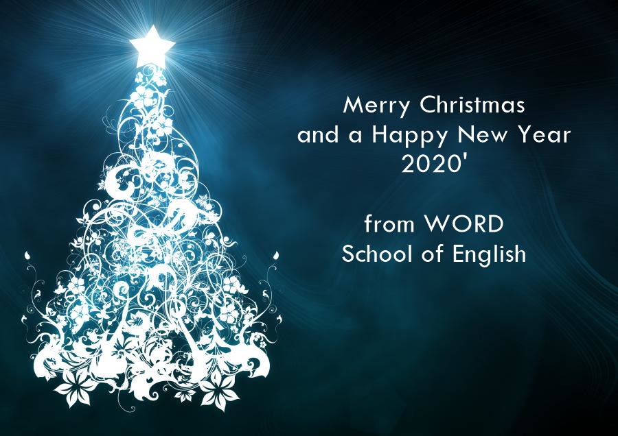 Merry Christmas and a Happy New Year 2020 from WORD School of English