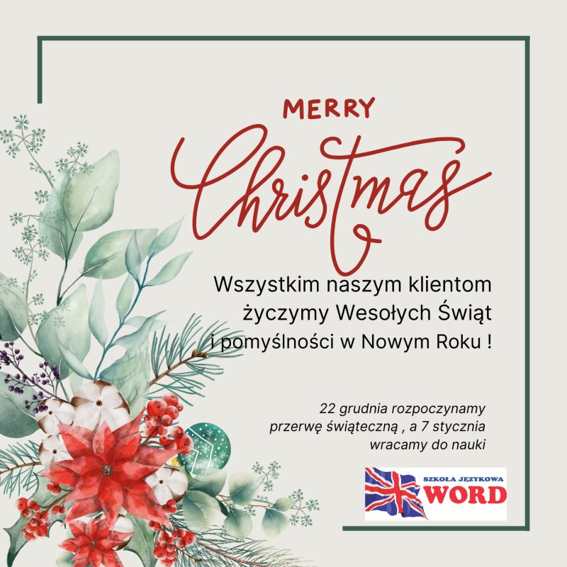 Merry Christmas and a Happy New Year 2026!