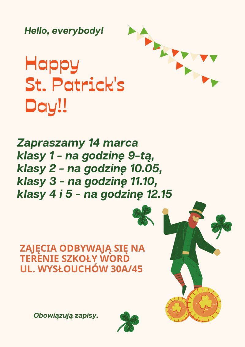 Saint Patrick's Day 2026