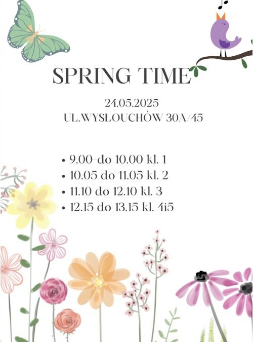 Spring Time 2025