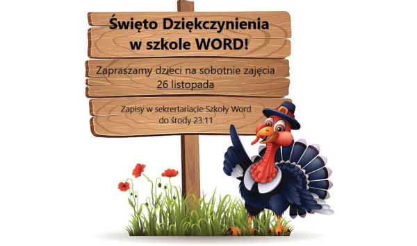 Święto Dziękczynienia w Szkole Word