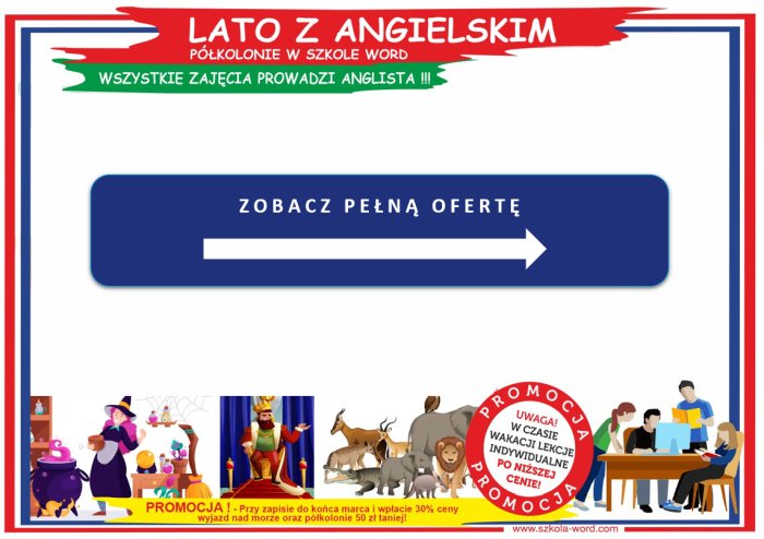 Lato 2023 z angielskim!