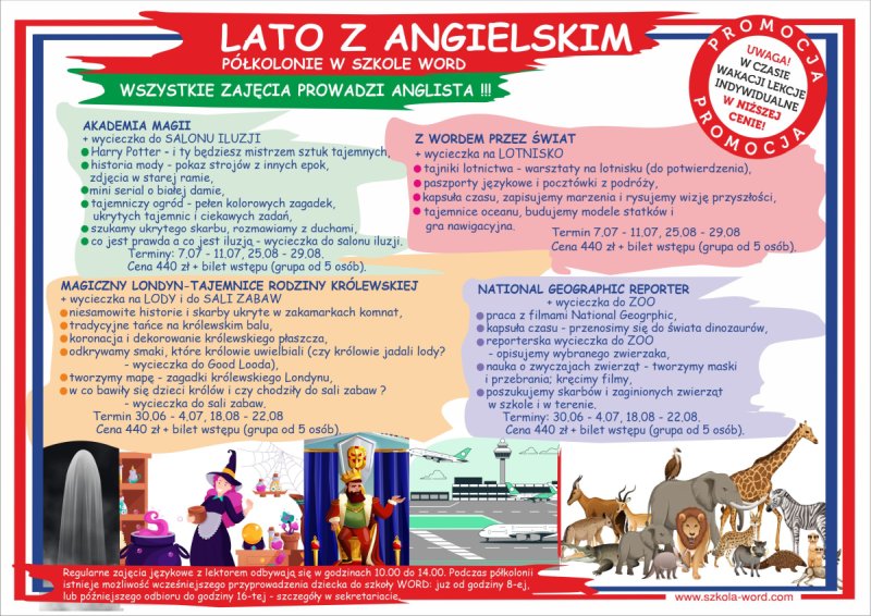 Lato 2025 z angielskim!
