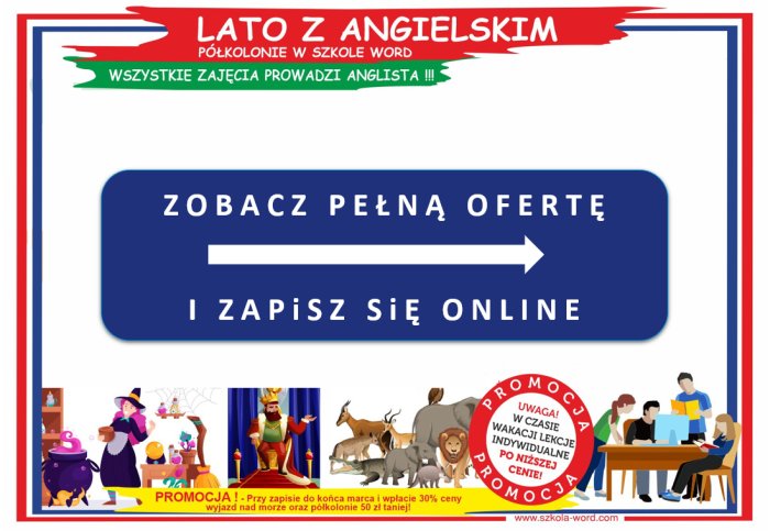 Lato 2025 z angielskim!